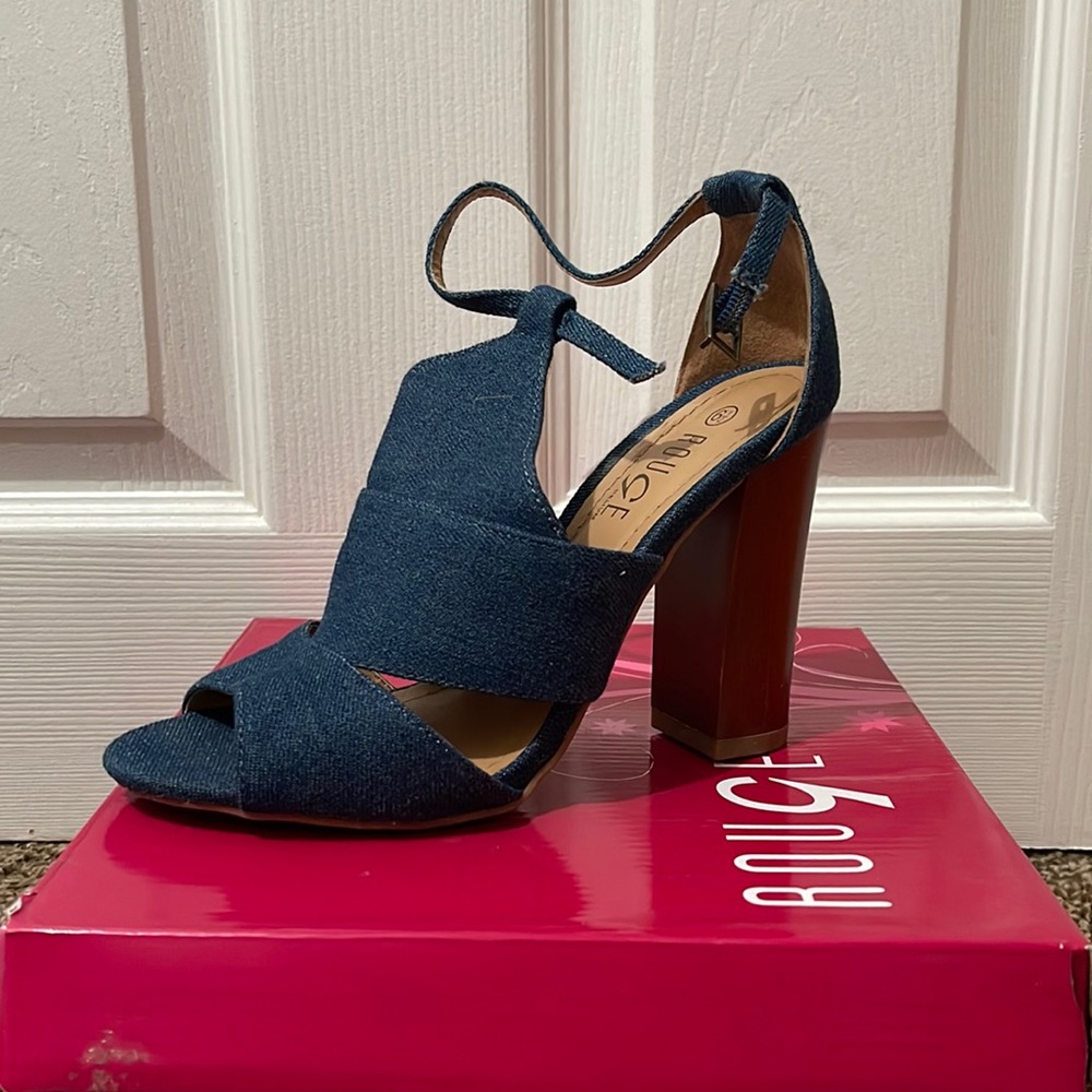 Blue Denim heels
